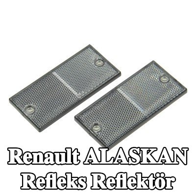 XL Yapışkan filmli refleks reflektör, sabitleme malzemesi içermez — Renault Alaskan