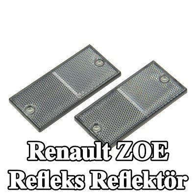 XL Yapışkan filmli refleks reflektör, sabitleme malzemesi içermez — Renault Zoe