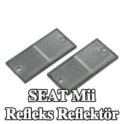 XL Yapışkan filmli refleks reflektör, sabitleme malzemesi içermez — SEAT Mii