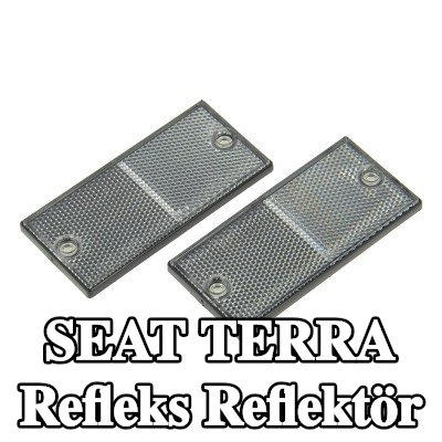 XL Yapışkan filmli refleks reflektör, sabitleme malzemesi içermez — SEAT Terra