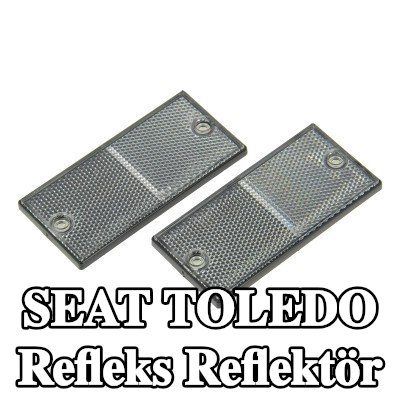 XL Yapışkan filmli refleks reflektör, sabitleme malzemesi içermez — SEAT Toledo