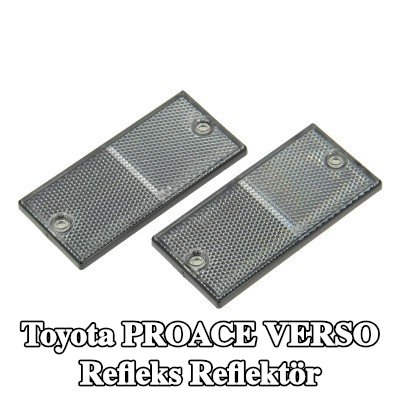 XL Yapışkan filmli refleks reflektör, sabitleme malzemesi içermez — Toyota Proace Verso