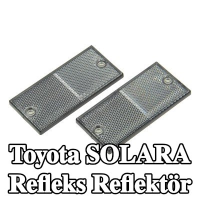 XL Yapışkan filmli refleks reflektör, sabitleme malzemesi içermez — Toyota Solara