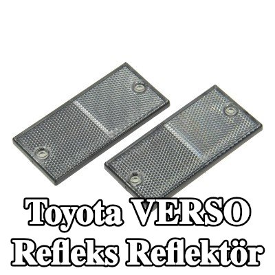 XL Yapışkan filmli refleks reflektör, sabitleme malzemesi içermez — Toyota Verso