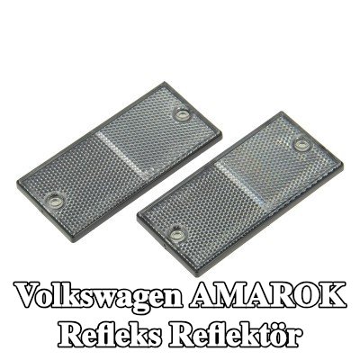 XL Yapışkan filmli refleks reflektör, sabitleme malzemesi içermez — Volkswagen Amarok