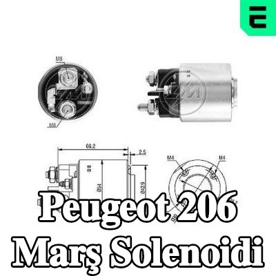 ERA Marş solenoidi — Peugeot 206