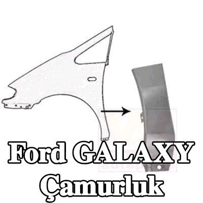 VAN WEZEL Sol ön çamurluk, Alt — 2002 Ford Galaxy