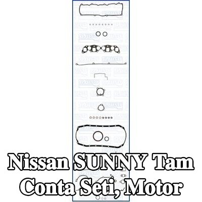 AJUSA Tam Conta Seti, valf gövdesi contalı motor, silindir kafası contası olmadan — Nissan Sunny