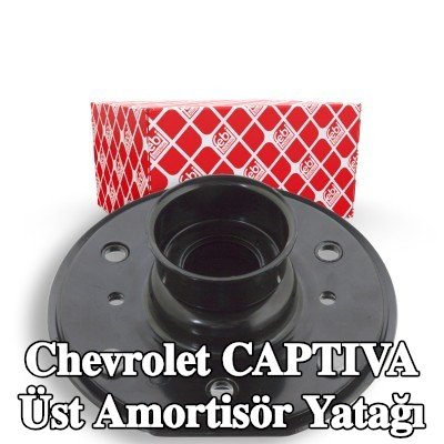 FEBI BILSTEIN Üst amortisör yatağı Ön Aks, bilyalı rulman içermez — Chevrolet Captiva