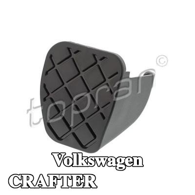 TOPRAN وسادة دواسة الفرامل وسادة دواسة مطاطية — Volkswagen Crafter
