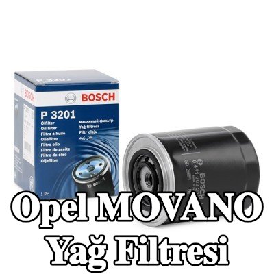 BOSCH Yağ filtresi — 2000 Opel Movano