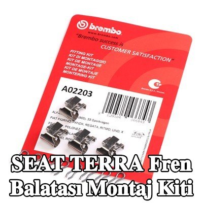 BREMBO Fren balatası montaj kiti — SEAT Terra