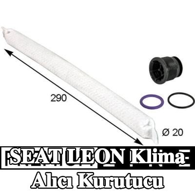 MAHLE Aksesuarları ile klima alıcı kurutucu, conta/sızdırmazlık elemanları ile — SEAT Leon