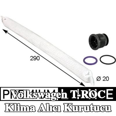 MAHLE Aksesuarları ile klima alıcı kurutucu, conta/sızdırmazlık elemanları ile — Volkswagen T-roc