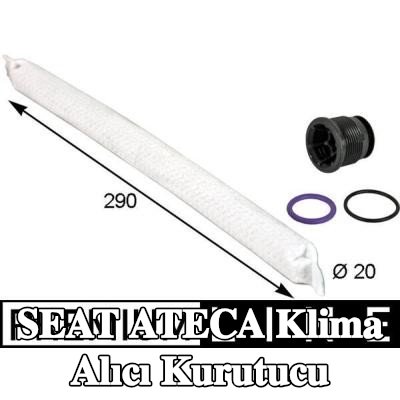 MAHLE Aksesuarları ile klima alıcı kurutucu, conta/sızdırmazlık elemanları ile — SEAT Ateca