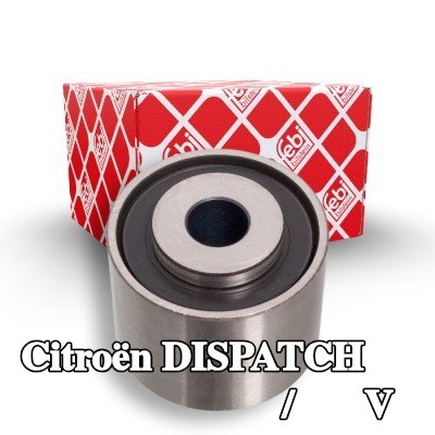 FEBI BILSTEIN بكرة الانحراف/التوجيه, V-ribbed belt Outer Diameter: 37mm — 1998 Citroën Dispatch