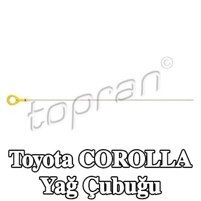 TOPRAN Conta/sızdırmazlık elemanı dahil yağ çubuğu — Toyota Corolla