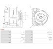 AS-PL Alternatör 60A — Kia Pride (5)