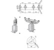 VEGAZ Manifold Katalitik Konvertör — 2005 Volkswagen Caddy (2)