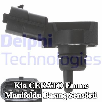 DELPHI Emme manifoldu basınç sensörü — Kia Cerato