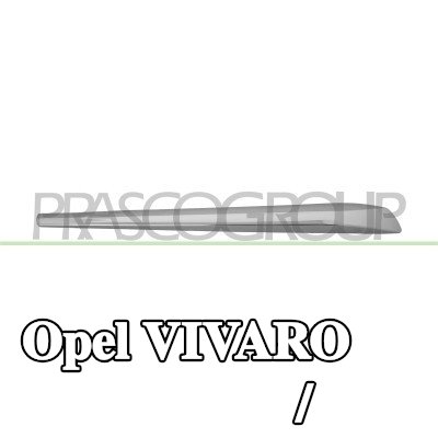 PRASCO شريط تزيين / حماية, شبكة المبرد اليمنى — 2025 Opel Vivaro