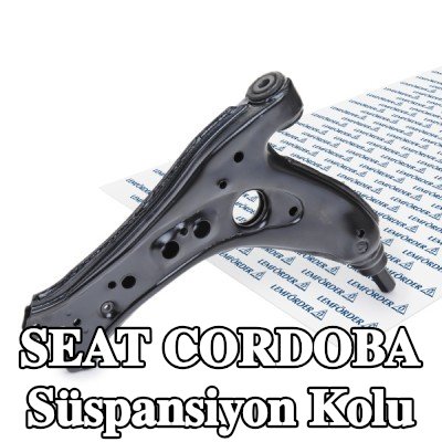 LEMFÖRDER Ön Aks Süspansiyon Kolu, Alt, her iki taraf, Çelik Sac, lastik yatağı ile — SEAT Cordoba