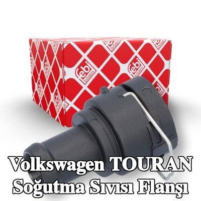 FEBI BILSTEIN Hızlı bağlantı elemanlı soğutma suyu flanşı — Volkswagen Touran