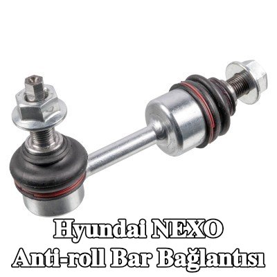 FEBI BILSTEIN Arka aks sol stabilizatör kolu, Arka Aks Sağ, 111mm, Çelik — Hyundai Nexo