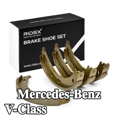 RIDEX مجموعة أحذية الفرامل للمحور الخلفي, 177, 8mm — 2000 Mercedes-Benz V-Class