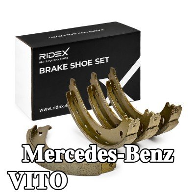 RIDEX مجموعة أحذية الفرامل للمحور الخلفي, 177, 8mm — 2000 Mercedes-Benz Vito