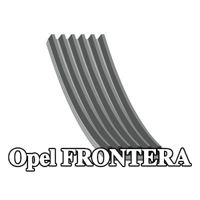 FEBI BILSTEIN حزام سيربنتين 2050mm, Number of ribs: 6 — 1992 Opel Frontera