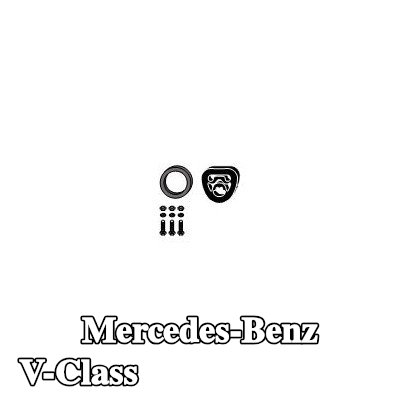 HJS مجموعة تركيب المحول الحفاز — Mercedes-Benz V-Class