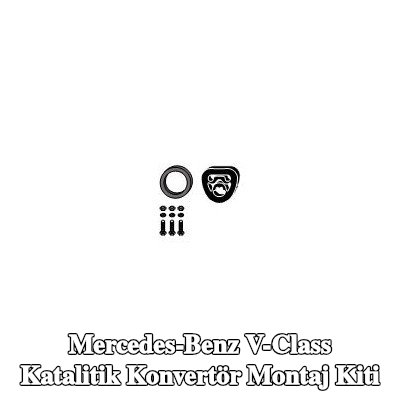 HJS Katalitik konvertör montaj kiti — Mercedes-Benz V-Class