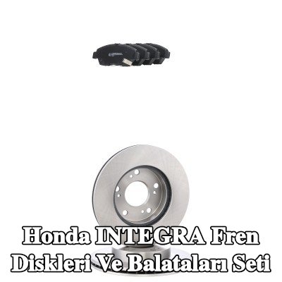 RIDEX Fren diskleri ve balataları seti Ön Aks, içten havalandırmalı — Honda Integra