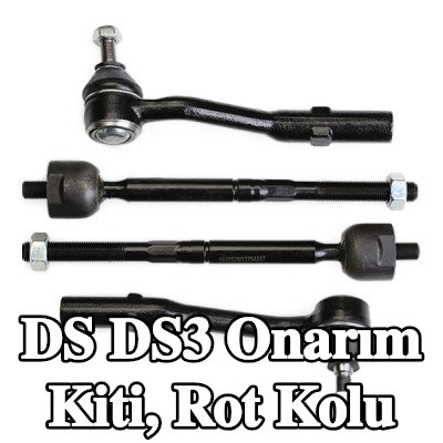 RIDEX Onarım Kiti, bağlantı çubuğu Ön Aks Sol, Ön Aks Sağ, aks mafsalı ile birlikte — DS Ds3
