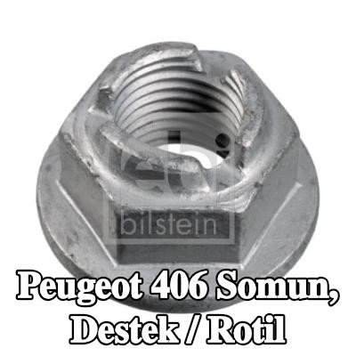 FEBI BILSTEIN Somun, Destek / Rotil — Peugeot 406
