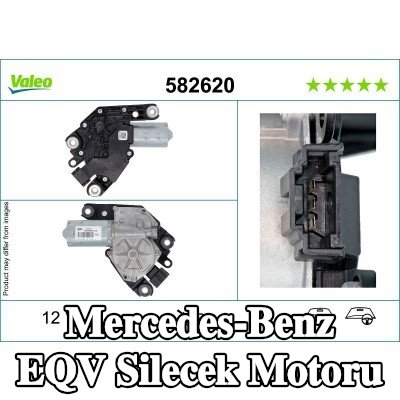 VALEO Silecek motoru Arka, 12V — Mercedes-Benz Eqv