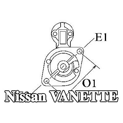 HC-Cargo المقوم، المولد — Nissan Vanette