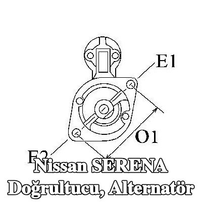 HC-Cargo Doğrultucu, alternatör — Nissan Serena