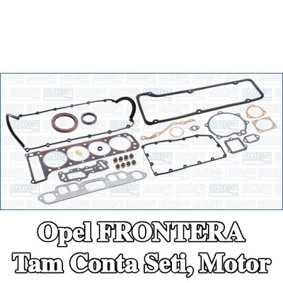AJUSA Tam Conta Seti, silindir kapağı contalı motor, valf gövdesi contalı — 1997 Opel Frontera