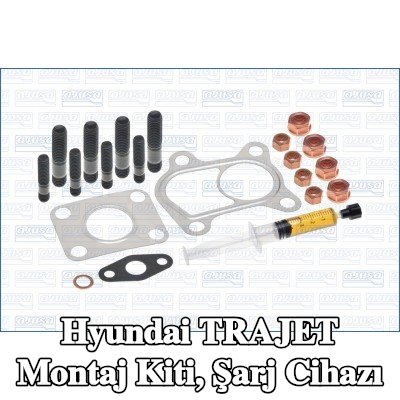 AJUSA Montaj Kiti, conta/sızdırmazlık elemanları ile şarj cihazı — Hyundai Trajet