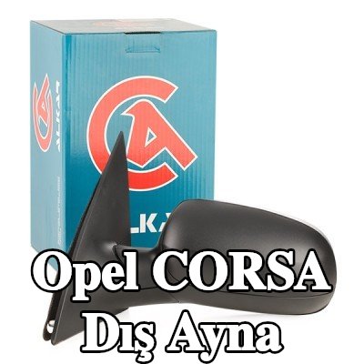 ALKAR Sol yan ayna, Elektrikli — 2002 Opel Corsa
