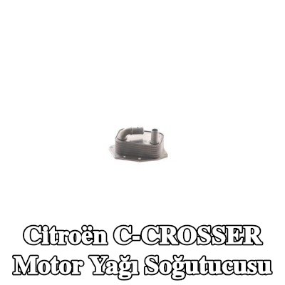 MAHLE Conta/sızdırmazlık elemanları ile motor yağı soğutucusu, yağ filtresi muhafazası olmadan — Citroën C-crosser