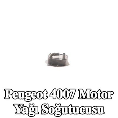 MAHLE Conta/sızdırmazlık elemanları ile motor yağı soğutucusu, yağ filtresi muhafazası olmadan — Peugeot 4007
