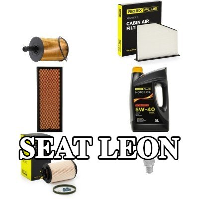 RIDEX PLUS مجموعة مرشحات زيت المحرك — SEAT Leon