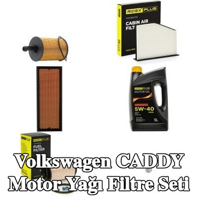 RIDEX PLUS Motor yağı filtre seti — 2005 Volkswagen Caddy