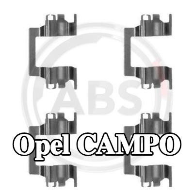 A.B.S. طقم تركيب وسادات الفرامل — 1990 Opel Campo