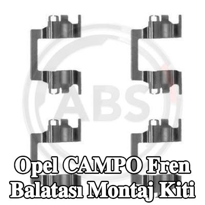 A.B.S. Fren balatası montaj kiti — 1990 Opel Campo