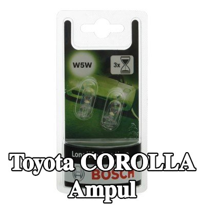 BOSCH Ampul — 2016 Toyota Corolla