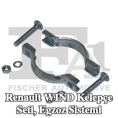 FA1 Kelepçe Seti, egzoz sistemi — Renault Wind